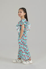 Digital Printed Lawn Jumpsuit