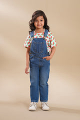 Denim 100% Cotton Dungarees (3-12yrs)