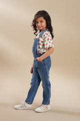 Denim 100% Cotton Dungarees (3-12yrs)