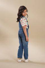 Denim 100% Cotton Dungarees (3-12yrs)