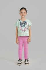 Stich Printed Short Body T shirt