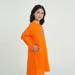 STITCHED 2 PIECE EMBROIDERED KHADDAR SHIRT TROUSER