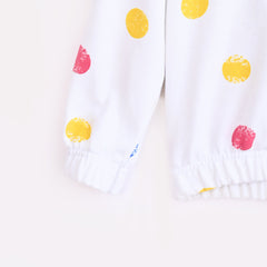 All-Over Printed Fleece Suit For Girls